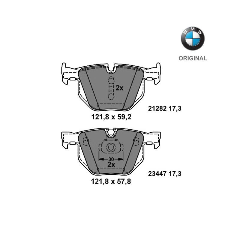 Brzdové platničky Originál BMW zadná náprava (25d, 25dX, 28iX) 34216776937