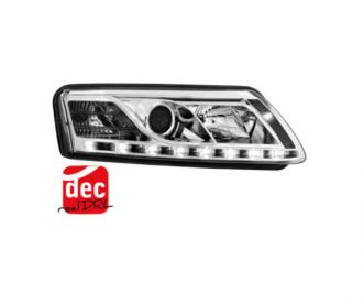 Predné svetlomety Audi A6- so schváleným denným svietením