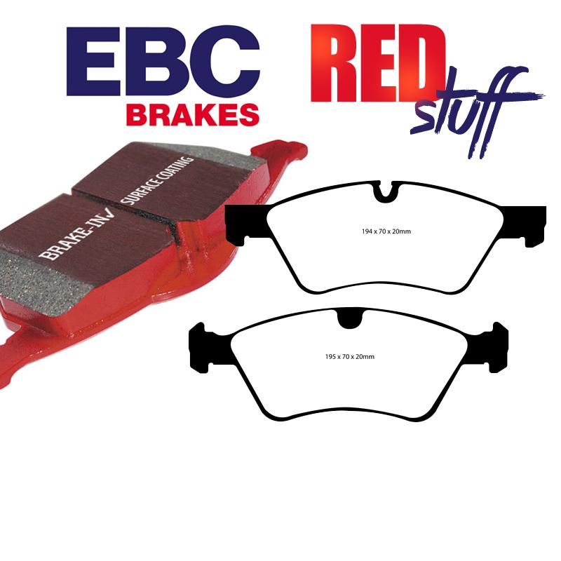 Brzdové platničky predné EBC REDstuff
