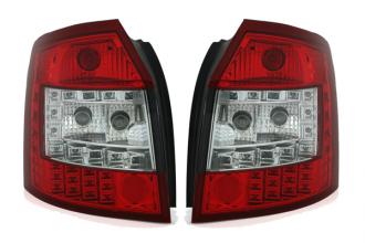 Zadné LED svetlá Audi A4 Avant červeno- biele