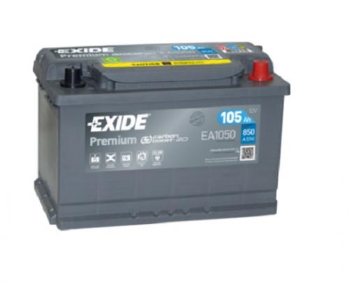 Exide Premium 12V 105Ah 850A, EA1050
