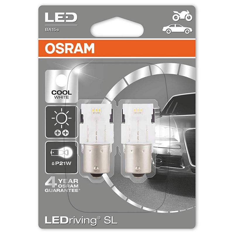 Osram LED Standard P21W 12V 1,4W BA15S Cool White blister 7458CW-02B