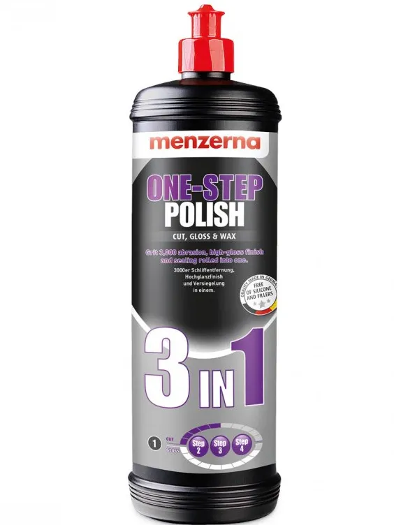MENZERNA - One-Step Polish 3in1 - jednokroková leštiaca pasta - 250ml