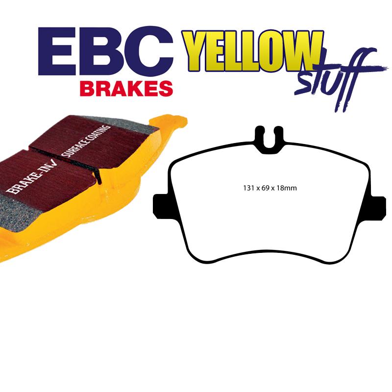 Brzdové platničky EBC Yellowstuff predné