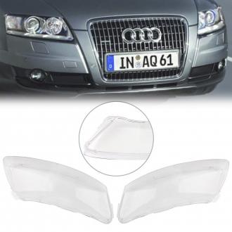 Kryty svetlometov plexi Audi A6 C6 (2004-2011)