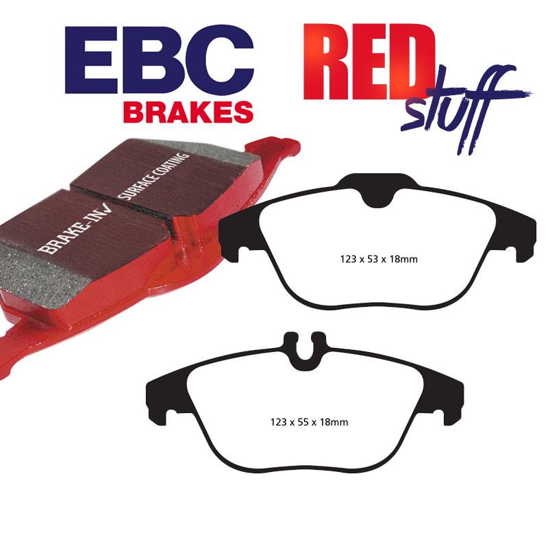 Brzdové platničky EBC REDstuff zadné
