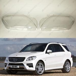Kryty svetlometov plexi Mercedes Benz W166 (2011-2015)