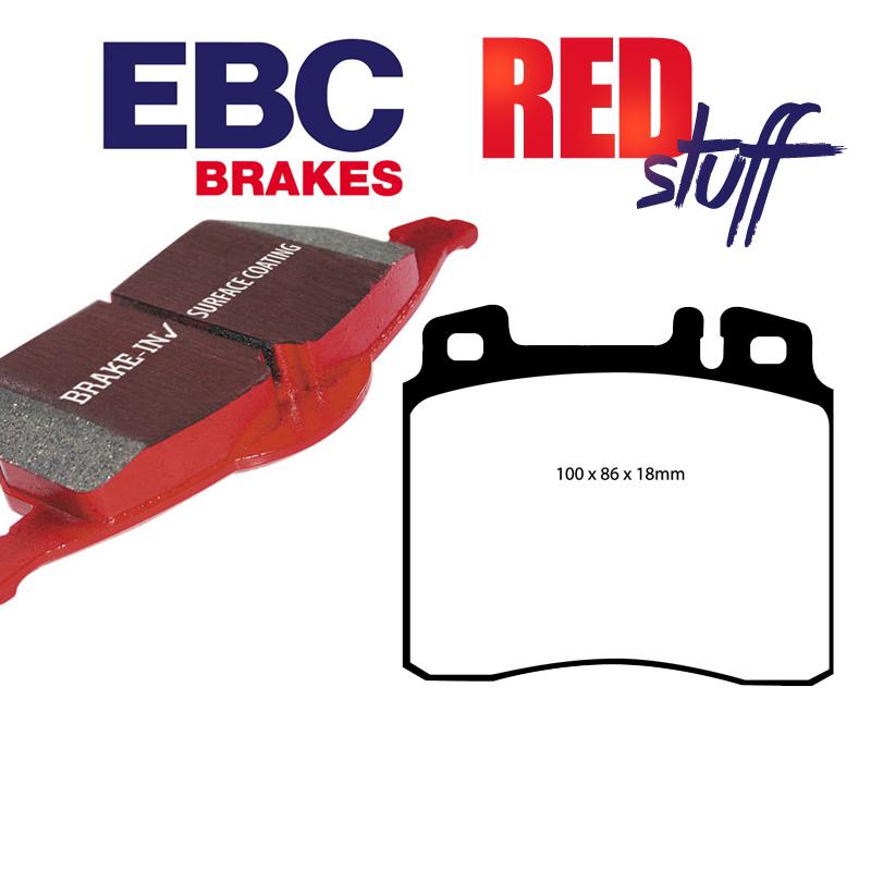 Brzdové platničky EBC REDstuff predné