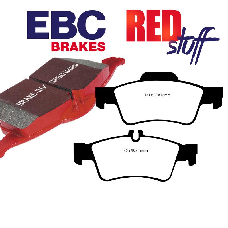 Brzdové platničky EBC REDstuff zadné