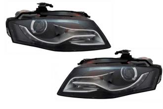 Predné svetlomety Audi A4 xenónové s LED pásom