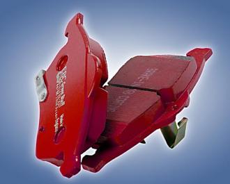 Brzdové platničky EBC Redstuff predné pre kotúč 320, 321 a 323mm
