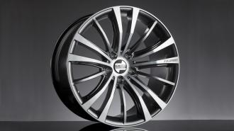 Disky KELLENERS Hamburg 8,5 x 19 + 9,5 x 19 Graphit silber poliert