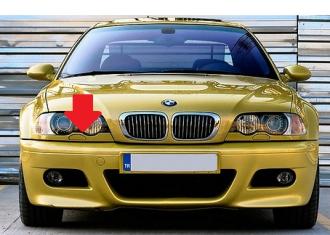 Krytka ostrekovača predného svetla BMW E46