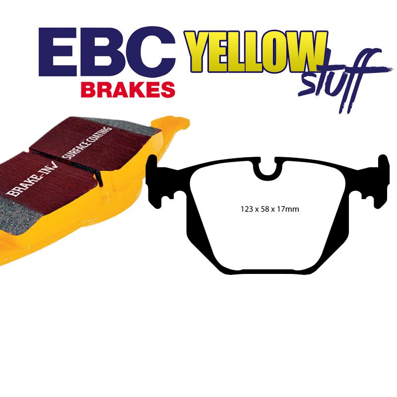 Brzdové platničky EBC Yellowstuff zadné (730d, 730i, 735i, 740d, 740i, 745i, 750i, 760i)
