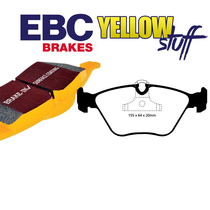 Brzdové platničky EBC Yellowstuff predné (2.0d, 2.0i, 2.5i, 3.0d, 3.0i)