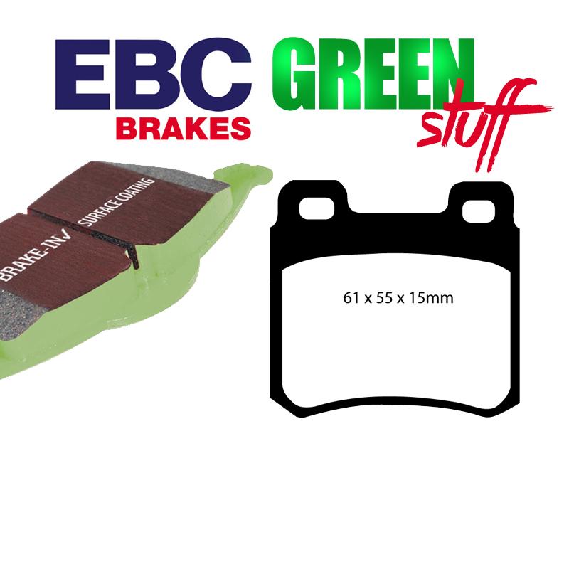 Brzdové platničky EBC Greenstuff zadné