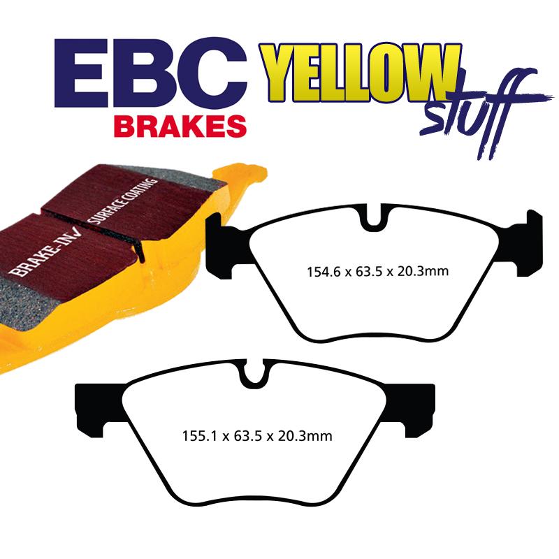Brzdové platničky EBC Yellowstuff predné (316i, 318i, 318is, 318tds, 320i, 323i, 325i, 325td, 325tds