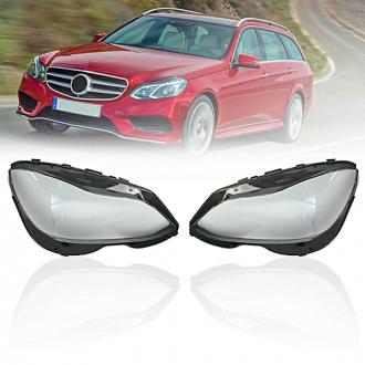 Kryty svetlometov plexi Mercedes Benz W212 facelift