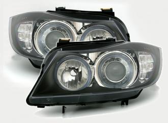Predne svetlomety BMW E90 facelift design LED smerovka