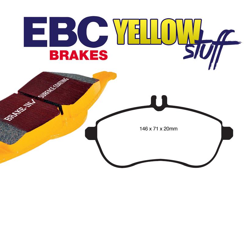 Brzdové platničky EBC Yellowstuff predné