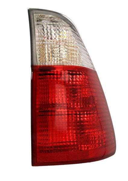 Zadné svetlo vonkajšie, bielo červené - BMW X5 E53 (05.03-10.06) Pravé