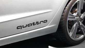 Originálne bočné polepy Audi Quattro