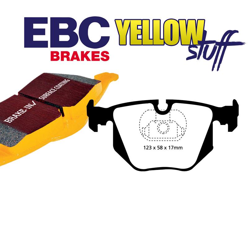 Brzdové platničky EBC Yellowstuff zadné (725tds, 728i, 730d, 730i, 735i, 740i, 740d, 750i)