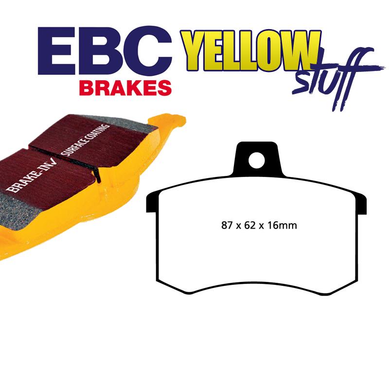 Brzdové platničky pre kotúč 245mm EBC Yellowstuff zadné