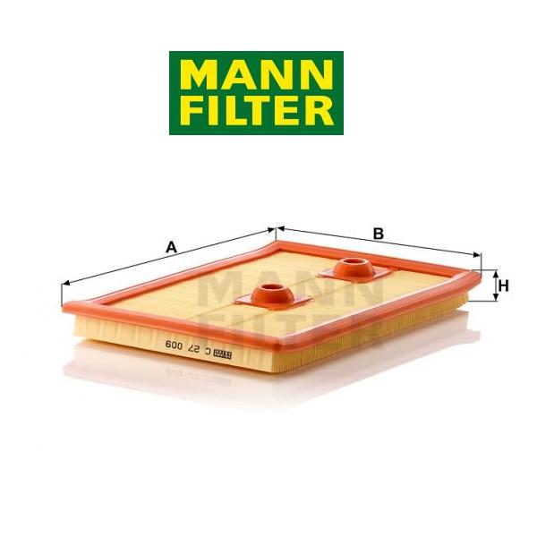 Vzduchový filter MANN (1.2 TSI, 1.4 TSI) C27009