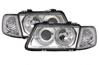 Design svetlomety angel eyes AUDI A3 chrom