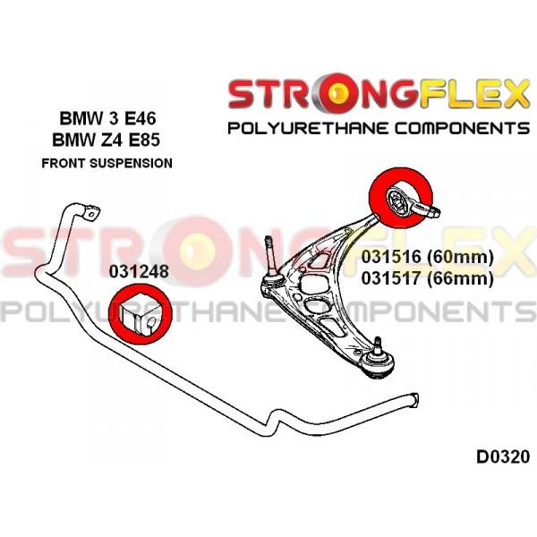 Kompletný kit Strongflex - predná zadná náprava + nápravnica