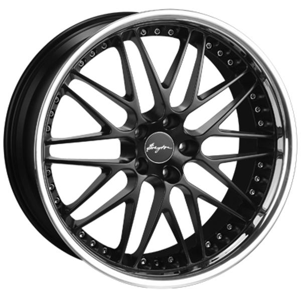 Disky BREYTON Spirit II 8,5 x 19 a 9,5 x 19 Matt Black Stainless Steel Lip
