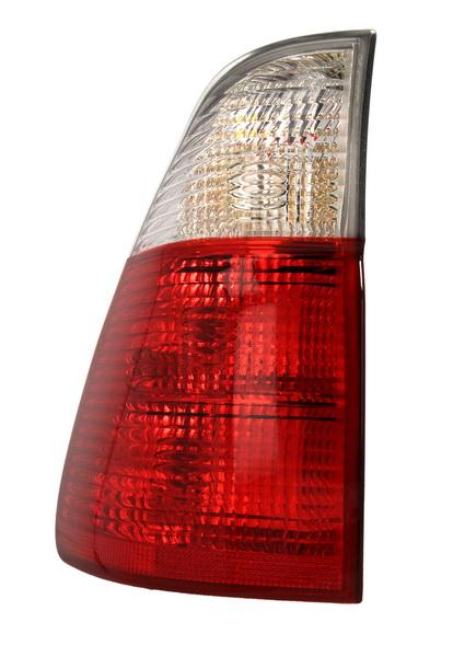 Zadné svetlo vonkajšie, bielo červené - BMW X5 E53 (05.03-10.06) Ľavé