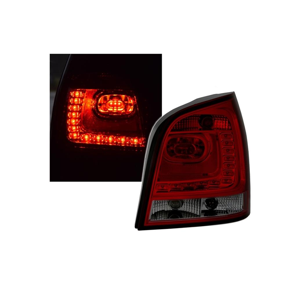 Zadné LED svetlá VW POLO 9N (ČERVENO-DYMOVÉ)