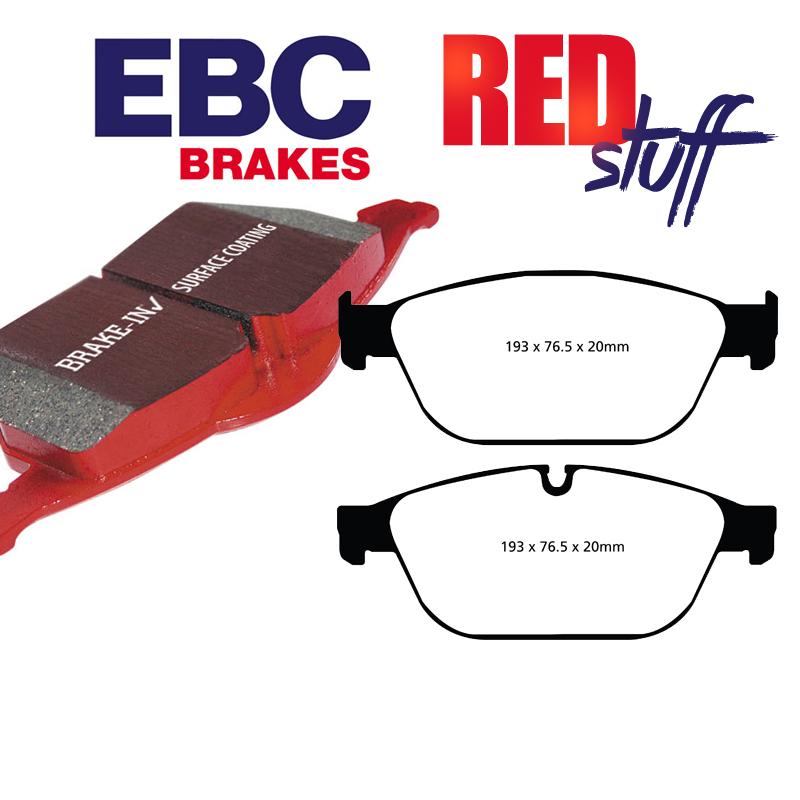 Brzdové platničky EBC REDstuff predné