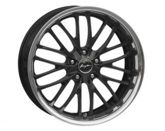 Disky BREYTON Race CS 8,5 x 19 a 9,5 x 19 Black paint with Stainless Steel lip