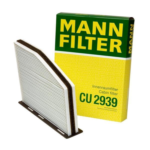 Kabínový filter MANN Audi TT 1.8 TFSI, 2.0 quattro, 2.0 TDI quattro, 2.0 TFSI, CU2939