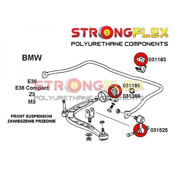 Strongflex komplet KIT E36 - predná aj zadná náprava