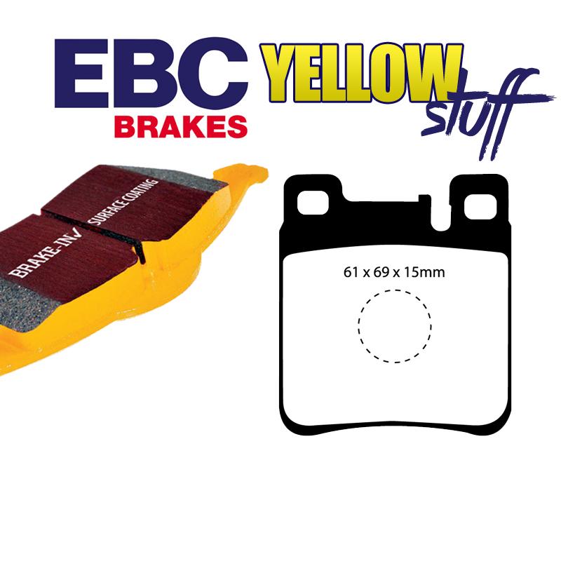 Brzdové platničky EBC Yellowstuff zadné