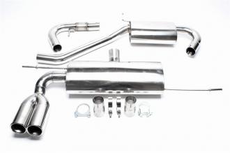 Športový koncový tlmič výfuku VW GOLF 5 ( 2x76mm)