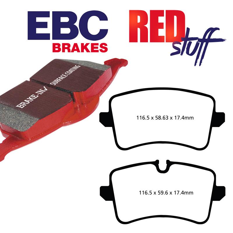 Brzdové platničky pre kotúč 330mm zadné EBC REDstuff