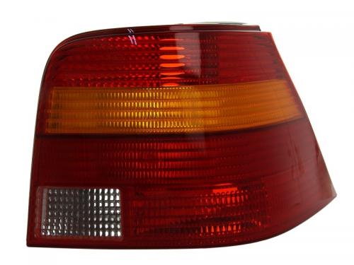 Zadné svetlo, komplet, oranžovo-červené - VW Golf 4 (08.97-06.05) Pravé