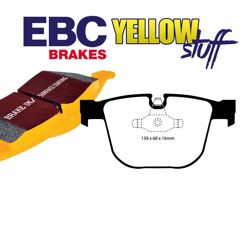 Brzdové platničky EBC Yellowstuff zadné (645i, 650i)
