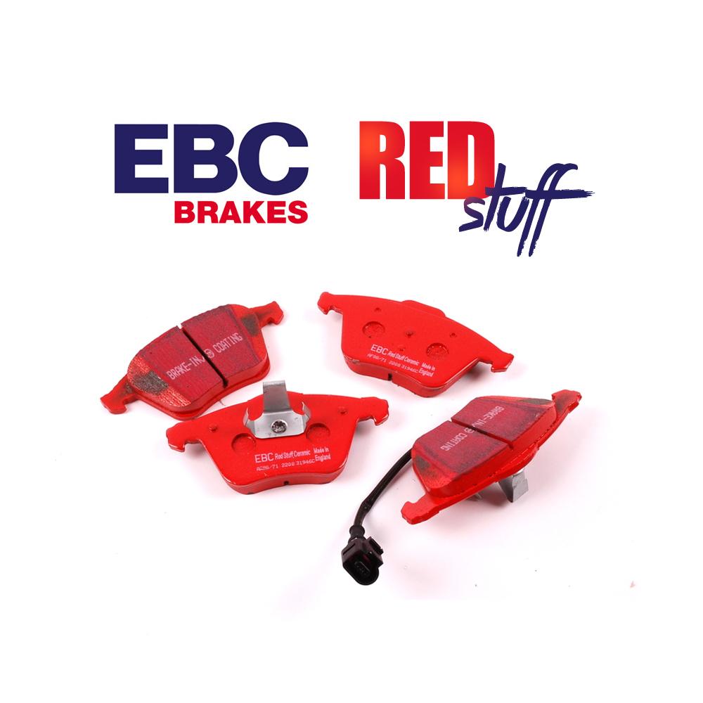 Brzdové platničky pre kotúč 345x30mm predné so senzorom EBC REDstuff