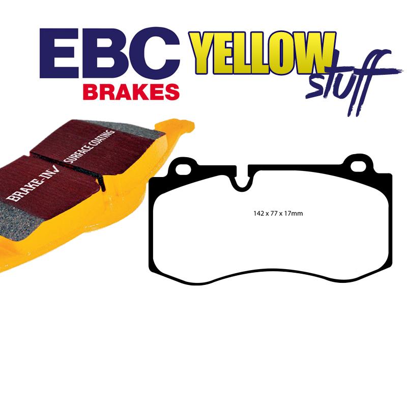 Brzdové platničky EBC Yellowstuff predné