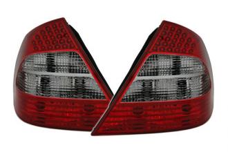 Zadné LED svetlá Mercedes W211 červené- dymové