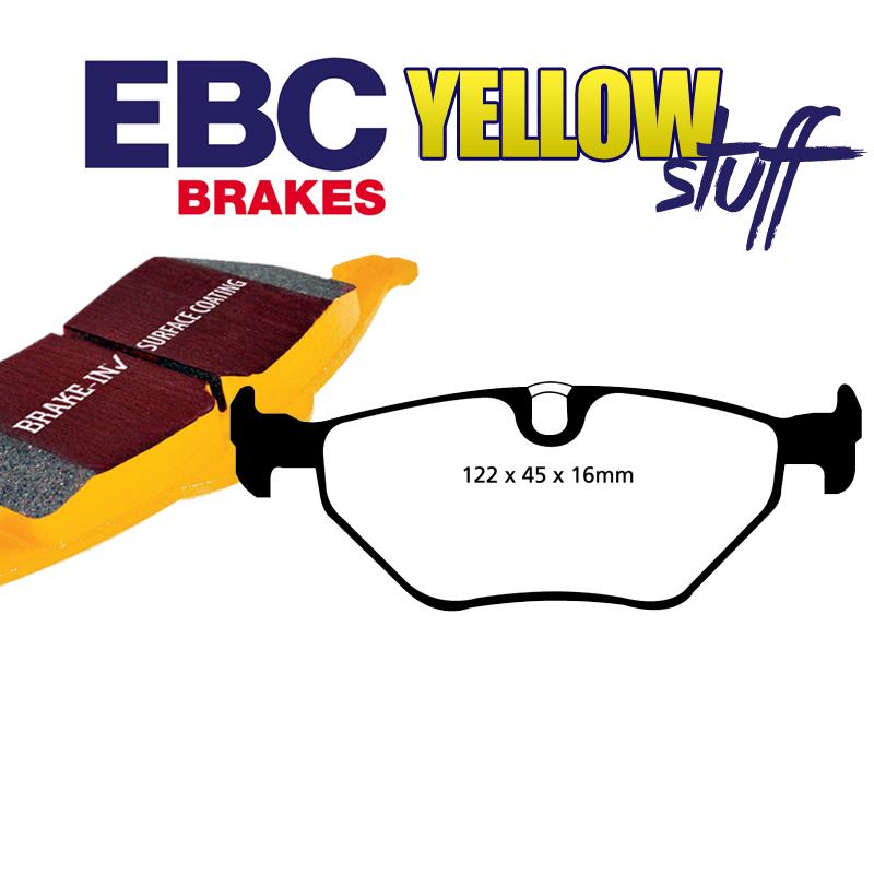 Brzdové platničky EBC Yellowstuff zadné