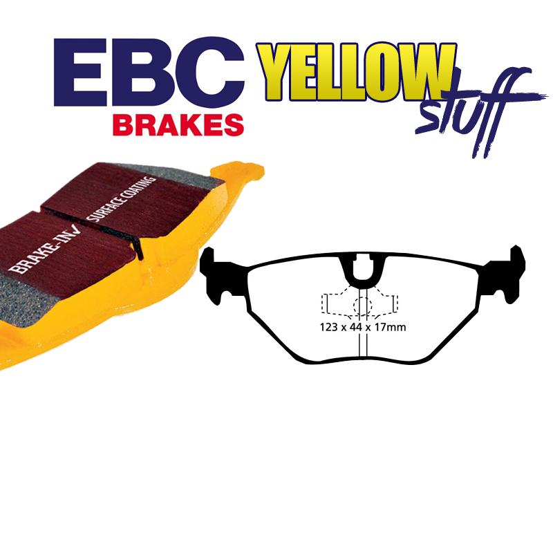 Brzdové platničky EBC Yellowstuff zadné