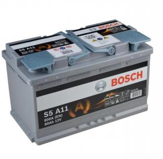 Autobatéria BOSCH Start-Stop AGM 12V, 80Ah 800A