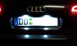 Originálne LED ŠPZ pre Audi
